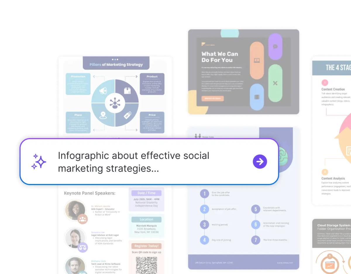 Screenshot del prodotto Venngage